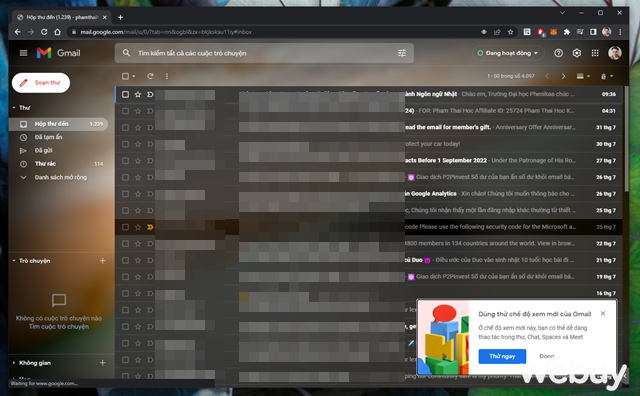 Google chính thức cập nhật giao diện mới cho Gmail, và đây là cách để bạn kích hoạt nó - Ảnh 5. Google chính thức cập nhật giao diện mới cho Gmail, và đây là cách để bạn kích hoạt nó - Ảnh 5.