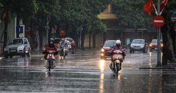 Trung Trung Bộ có mưa vừa, cục bộ có mưa lớn, cần đề phòng ngập úng