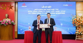 Để đẩy mạnh chuyển đổi số, MobiFone và Tổng công ty Thép Việt Nam đã ký kết với nhau. Để đẩy mạnh chuyển đổi số, MobiFone và Tổng công ty Thép Việt Nam đã ký kết với nhau.
