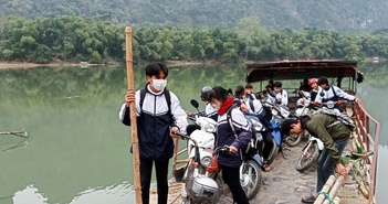 Ước mơ có cây cầu đến trường của những đứa trẻ bên dòng Mã Giang Ước mơ có cây cầu đến trường của những đứa trẻ bên dòng Mã Giang