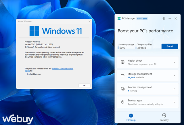 Cách tải và sử dụng PC Manager, Ứng dụng quản lý và dọn dẹp hệ thống của Microsoft dành cho Windows 11