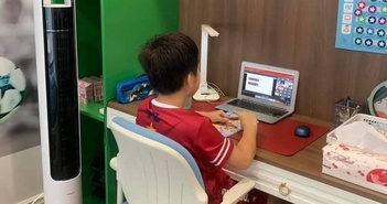 'Muôn màu' cảm xúc của trẻ trong ngày khai giảng online 'Muôn màu' cảm xúc của trẻ trong ngày khai giảng online