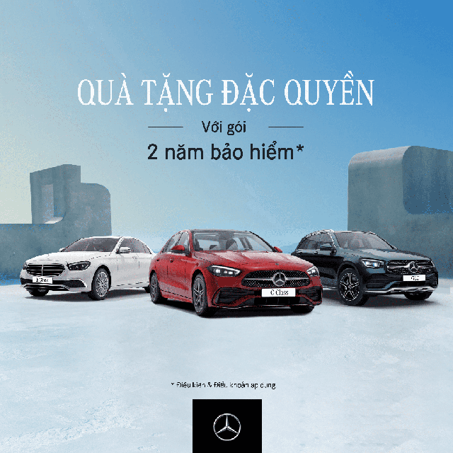 Mercedes-Benz ưu đãi gói bảo hiểm MBI lên tới 150 triệu đồng trong hai năm