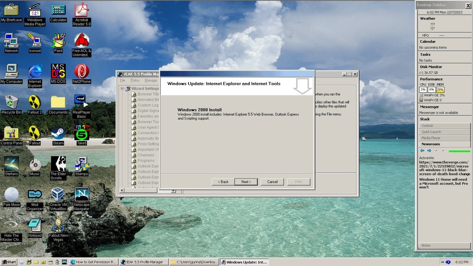 Mang giao diện từ 20 năm trước lên Windows 11