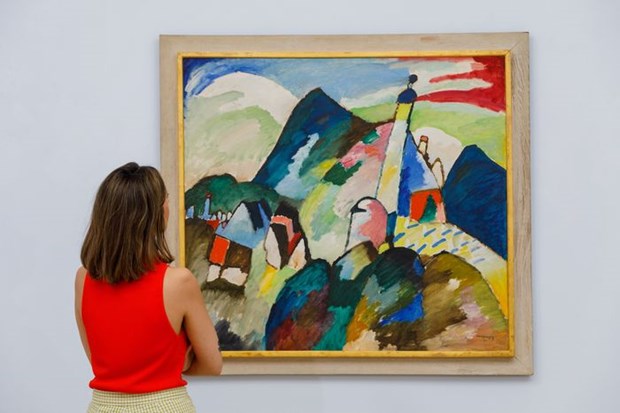 Kiệt tác của sĩ Kandinsky được bán với giá kỷ lục 45 triệu đô la