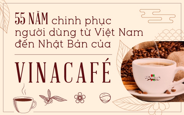 55 năm chinh phục người dùng từ Việt Nam đến Nhật Bản của Vinacafé