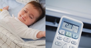 Khi cho trẻ sơ sinh nằm điều hoà vào mùa hè, bác sĩ khuyên bố mẹ nên ghi nhớ năm điều sau: Khi cho trẻ sơ sinh nằm điều hoà vào mùa hè, bác sĩ khuyên bố mẹ nên ghi nhớ năm điều sau: