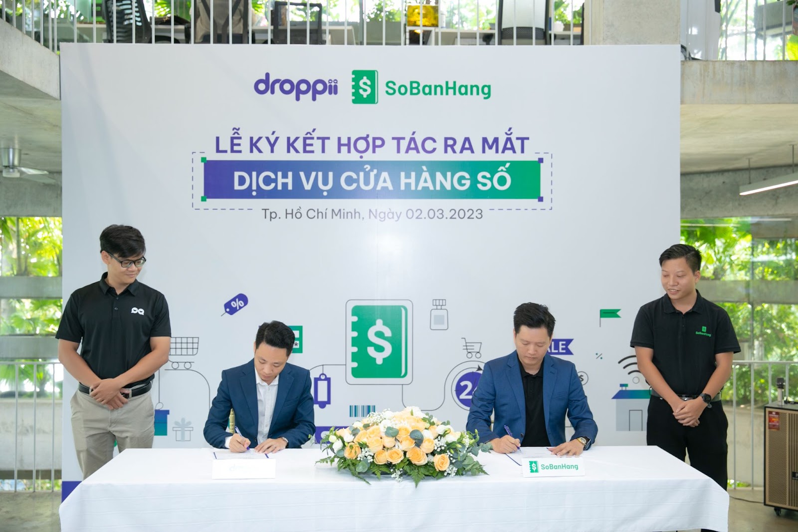 Cú bắt tay của Sổ Bán Hàng và Droppii giúp người kinh doanh online chuyển sang trang mới