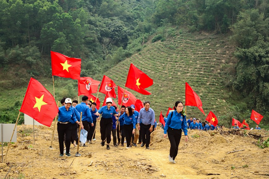 Lễ trồng rừng năm 2023 được Đoàn Thanh niên Doanh nghiệp Trung ương phát động.