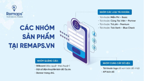 Loạt sản phẩm của Remaps đã được thị trường bất động sản đón nhận tích cực.