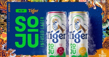 Tiger Soju Infused Lager hoàn toàn mới