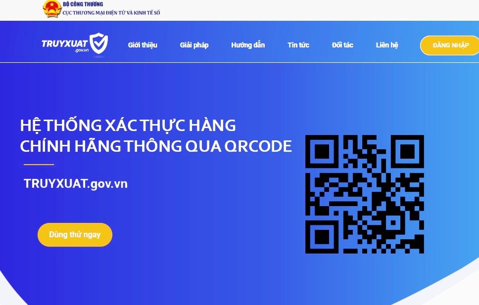 Hệ thống xác thực QRCode hỗ trợ ngăn chặn hàng giả, hàng nhái cho doanh nghiệp