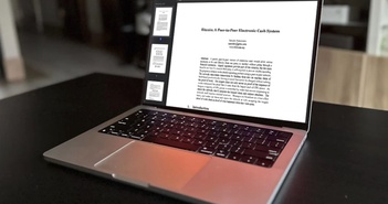 Sách trắng Bitcoin có sẵn trong MacBook