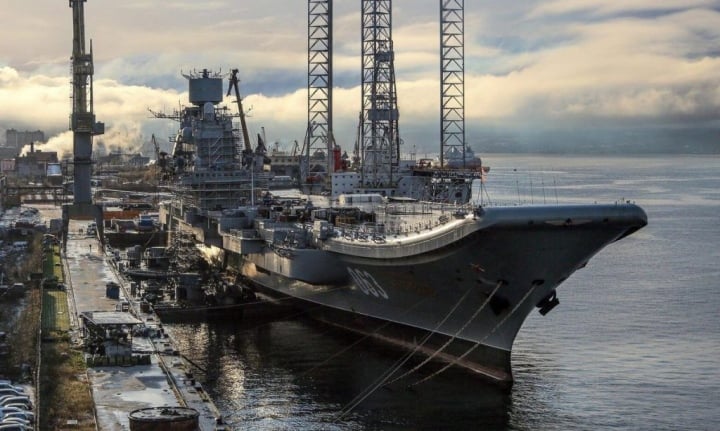 Chuyên gia Trung Quốc hỗ trợ Nga sửa chữa tàu sân bay Kuznetsov?