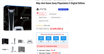 Giá của PlayStation 5 giảm sâu; nhiều nơi thậm chí còn chưa đến 11 triệu đồng. Giá của PlayStation 5 giảm sâu; nhiều nơi thậm chí còn chưa đến 11 triệu đồng.