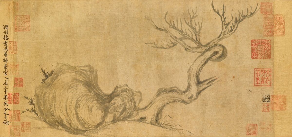 Bức chỉ vẽ cây và đá của Trung Quốc được bán với giá 59 triệu USD