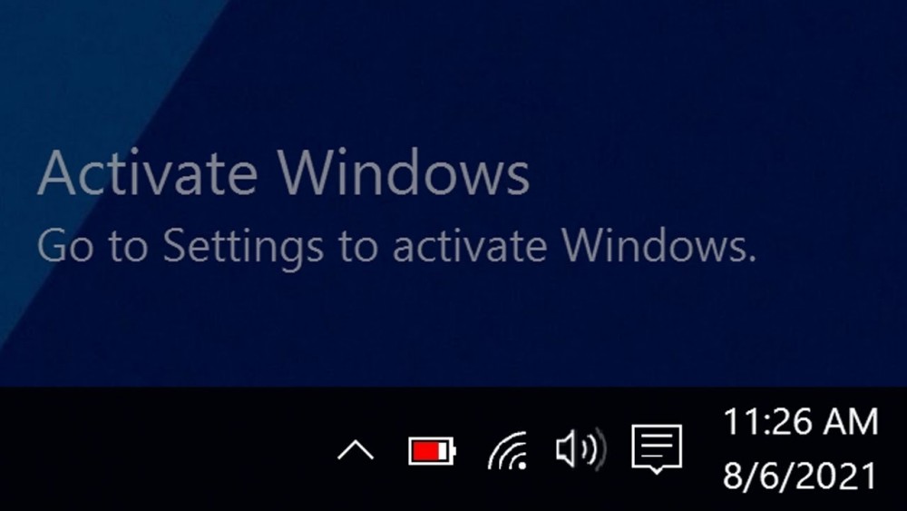 Cách dòng chữ Activate windows 10, 11