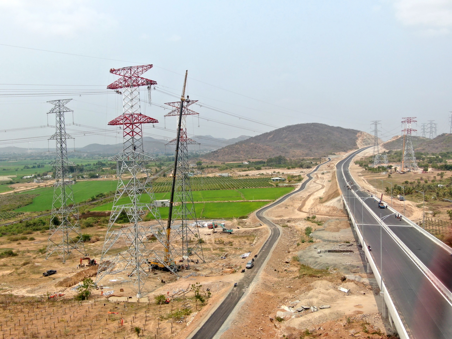 Các điểm giao chéo với đường cao tốc Bắc - Nam của tỉnh Bình Thuận đã được hoàn thành di dời.
