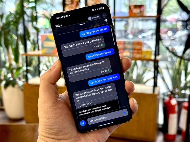 Ứng dụng Bing AI được Microsoft cập nhật lên Android và iOS