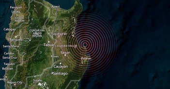 Philippines: Động đất có độ lớn 5,4 gần Tuguegarao Philippines: Động đất có độ lớn 5,4 gần Tuguegarao