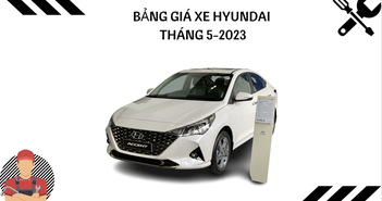 Bảng giá xe Hyundai mới nhất: Giá chỉ từ 360 triệu đồng, chưa bao gồm ưu đãi