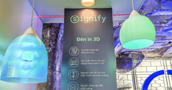 Công nghệ đèn in 3D thân thiện với môi trường được trình diễn tại Signify