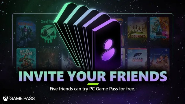 Xbox cho phép mời bạn bè chơi thử miễn phí