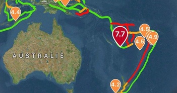 Quần đảo Loyalty được cảnh báo sóng thần sau động đất với độ lớn 7,7