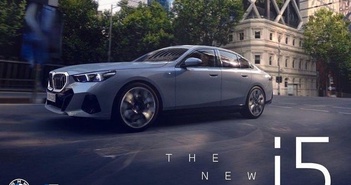 BMW 5-Series 2024 lộ thiết kế hoàn chỉnh: đèn to, lưới tản nhiệt lớn phát sáng