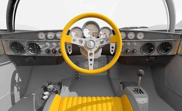 Chiếc xe có tốc độ tối đa là 386 km/h và ghế lái được đặt ở giữa chiếc xe.