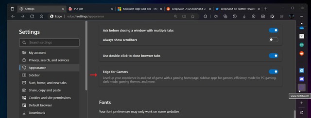 Trình duyệt Microsoft Edge sắp có chế độ dành cho game thủ