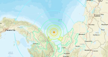 Động đất độ lớn 6,6 làm rung chuyển Panama; chưa có cảnh báo sóng thần