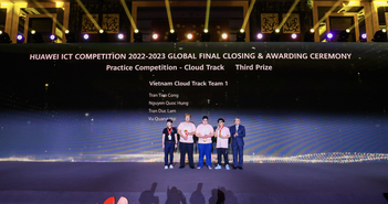 Sinh viên Việt Nam giành giải Ba cuộc thi Huawei ICT Competition