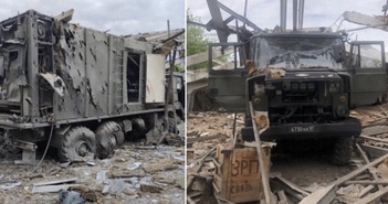 Xe chỉ huy S-400 Nga bị phá bởi hệ thống HIMARS của Ukraine?