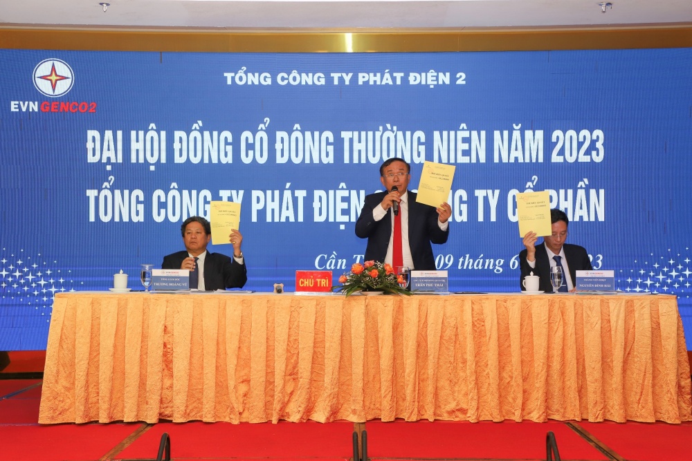 Đại hội cổ đông thường niên năm 2023 đã được EVNGENCO 2 tổ chức thành công.