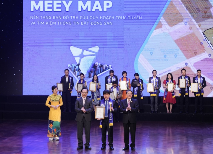 Ứng dụng Meey Map được vinh danh là sản phẩm Công nghiệp 4.0 tại Việt Nam