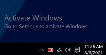 Cách xóa dòng chữ Activate windows 10, 11