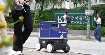 Hàn Quốc tiếp tục thử nghiệm dịch vụ giao hàng bằng robot
