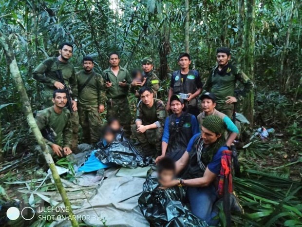 Sau 40 ngày bị mắc kẹt trong rừng Amazon ở Colombia, bốn trẻ em đã sống sót.