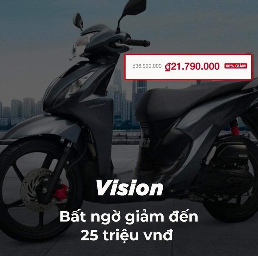 Honda Vision có giá 21 triệu đồng?