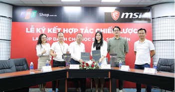 Khi hợp tác với MSI, FPT Shop khẳng định vị trí số 1 bán laptop gaming. Khi hợp tác với MSI, FPT Shop khẳng định vị trí số 1 bán laptop gaming.