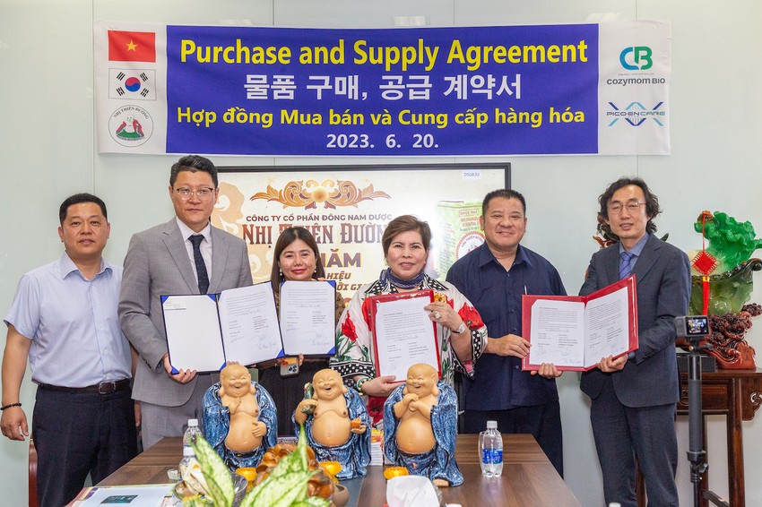 Công ty Nhị Thiên Đường hợp tác với 2 công ty Hàn Quốc để đưa sản phẩm chăm sóc sức cao cấp về VN