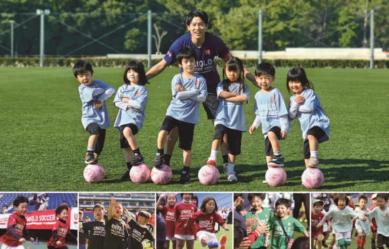 Cùng với Liên đoàn bóng đá Nhật Bản, UNIQLO phối hợp tổ chức sự kiện JFA Uqlo Soccer Kids