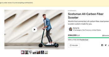 Indiegogo khóa chiến dịch gọi vốn của Scotsman