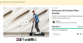 Indiegogo khóa chiến dịch gọi vốn của Scotsman Indiegogo khóa chiến dịch gọi vốn của Scotsman