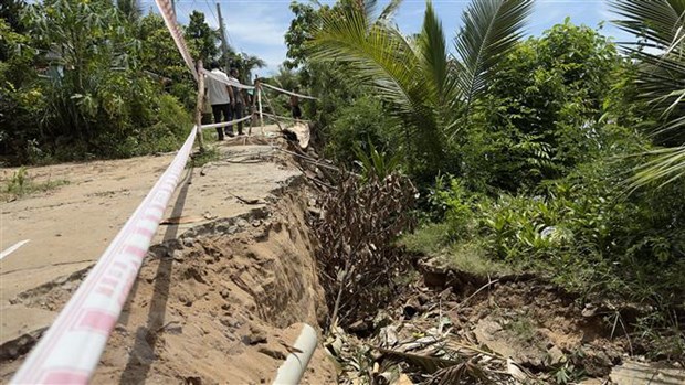 Tin nhà thầu chậm xử lý khẩn cấp sạt lở bờ sông Hậu là không chính xác và không đúng sự thật.