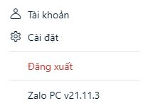 Cài đặt Mã khóa màn hình Zalo PC