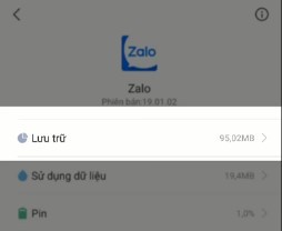 Lưu trữ trên Zalo