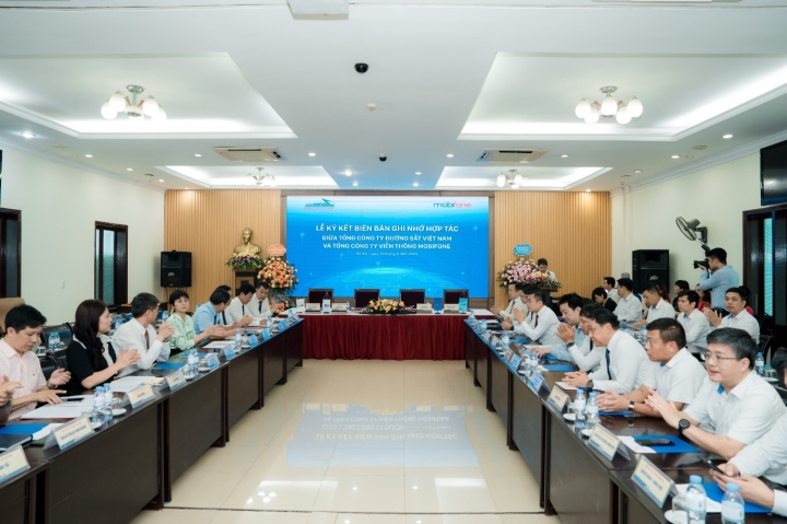 MobiFone ký kết hợp tác về Chuyển đổi số với Tổng Công ty Đường sắt Việt Nam