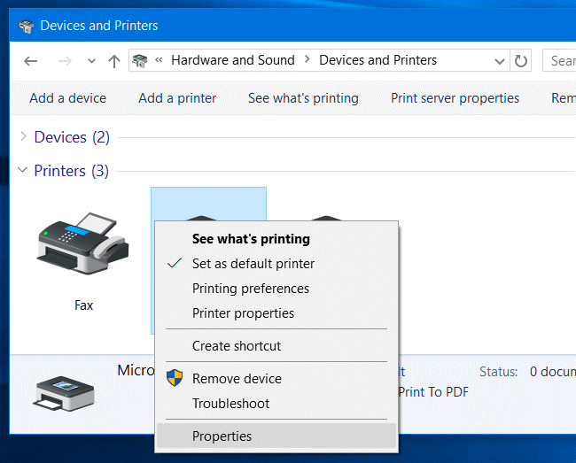 Sử dụng Chẩn đoán của Máy in – Printer’s Diagnostics